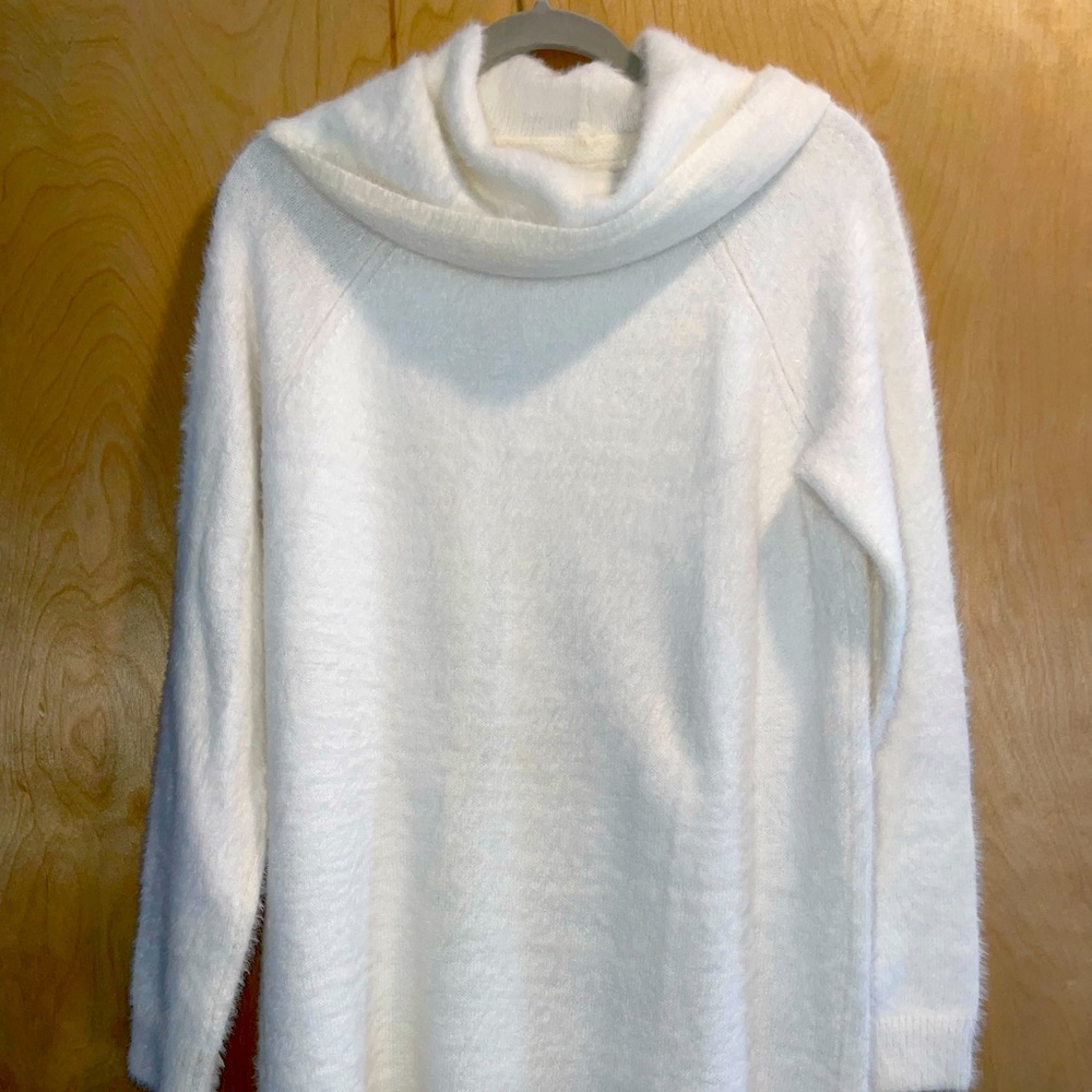 Lou & Grey Lashout Cowl Sweater Dress